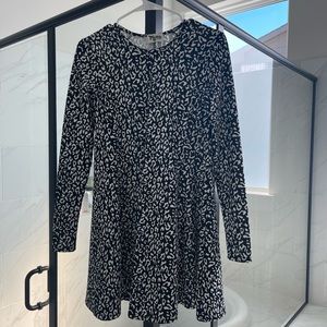 Show Me Your MuMu Leopard swing dress size XS